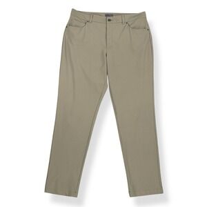VRST Pants Men 36x32 (ACTUAL 35x30) Taupe Beige Commuter 5-Pocket Slim Fit